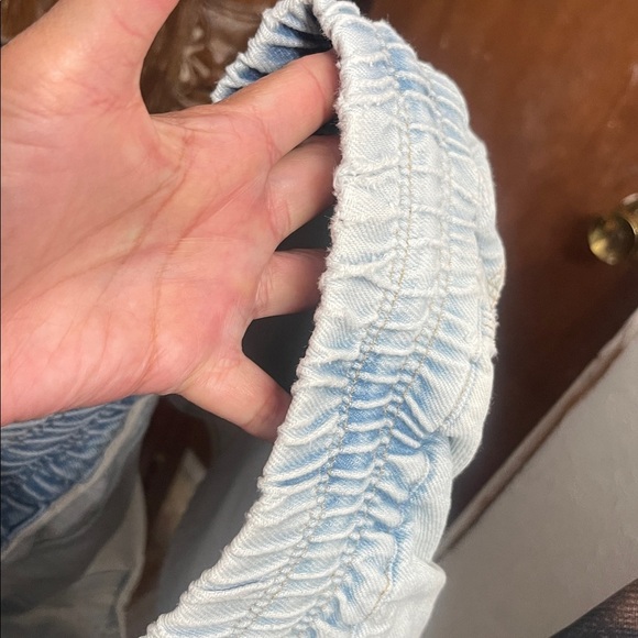 IRO Paris Ouaga Drawstring Short in Bleached Blue 36 US Size 4 - Picture 11 of 11